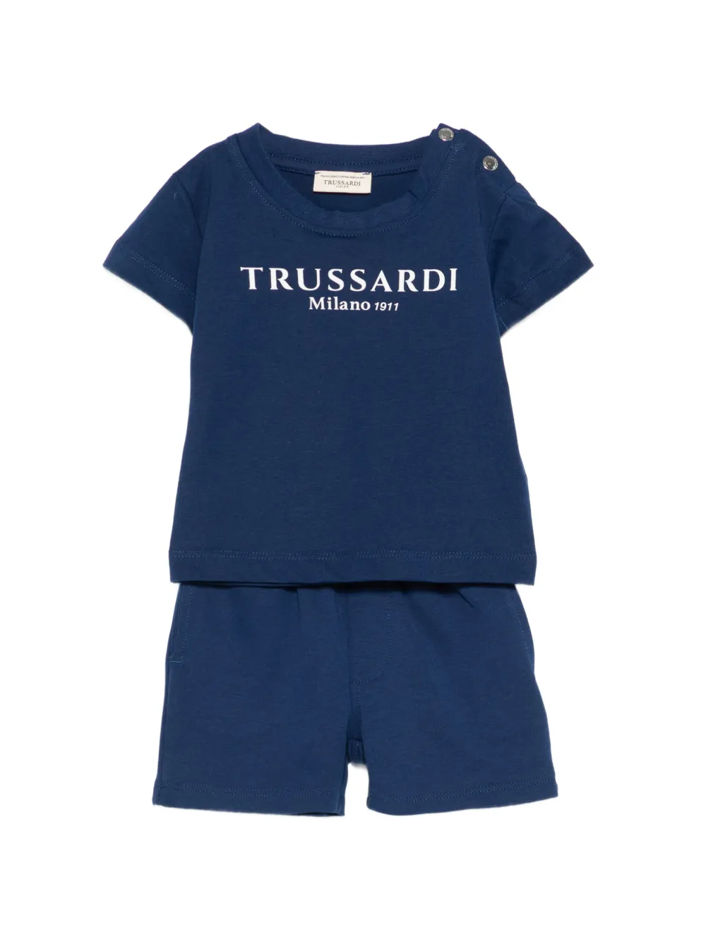 Комплект шорт с логотипом Trussardi Junior, синий
Комплект шорт с логотипом Trussardi Junior, синий