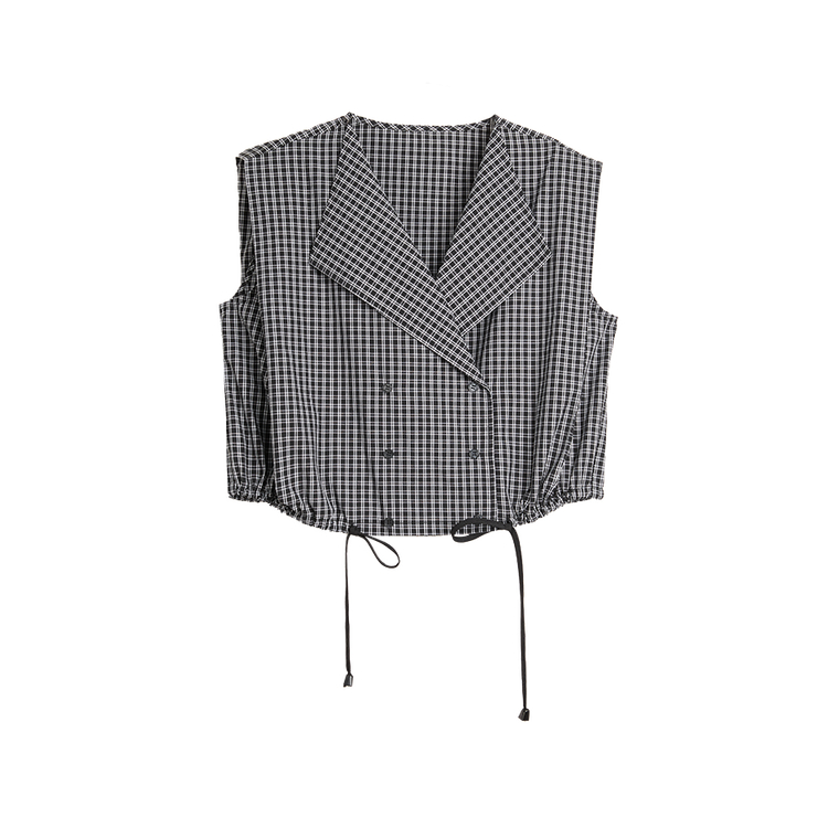 ELLE Женская жилетка с черным лацканом тонкая Others
ELLE Женская жилетка с черным лацканом тонкая Others