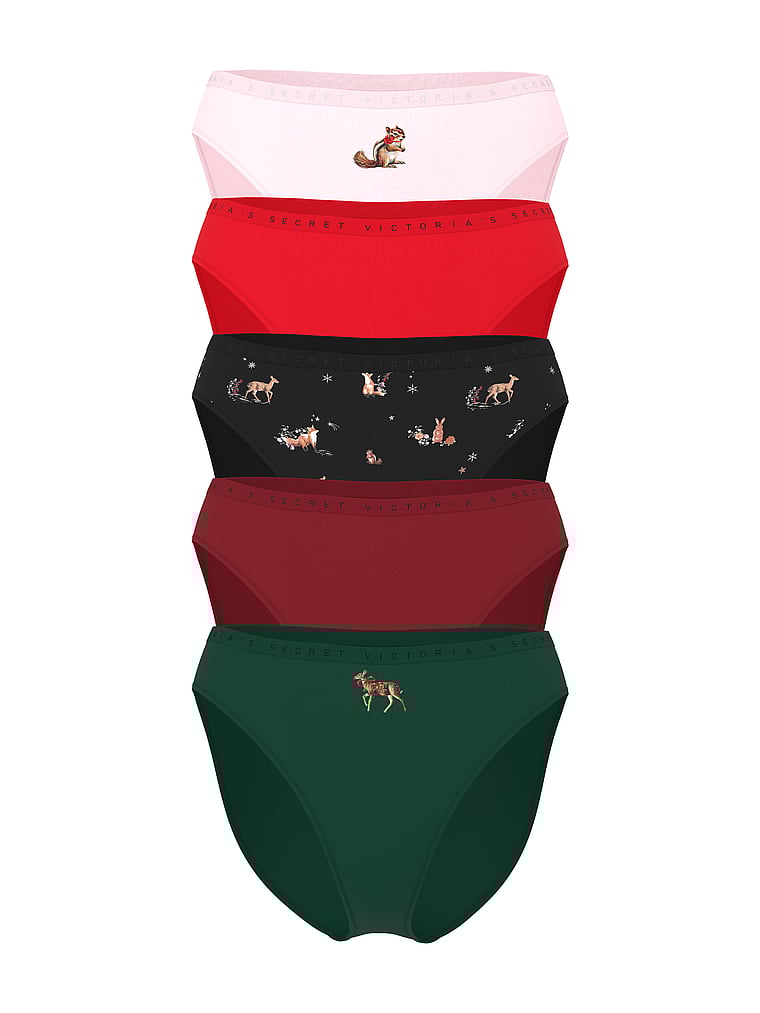 Упаковка из 5 стрейчевых хлопковых трусиков с высоким вырезом Victoria'S Secret, 5 pack multi
Упаковка из 5 стрейчевых хлопковых трусиков с высоким вырезом Victoria'S Secret, 5 pack multi