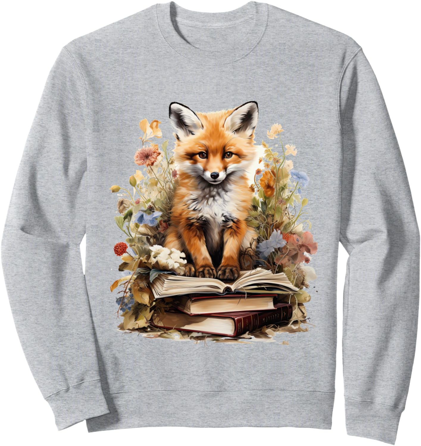 Толстовка в стиле коттеджкор с цветочным рисунком, лисой и милым гобликом Cottagecore Goblincore And Fairycore Stuff, серый
Толстовка в стиле коттеджкор с цветочным рисунком, лисой и милым гобликом Cottagecore Goblincore And Fairycore Stuff, серый