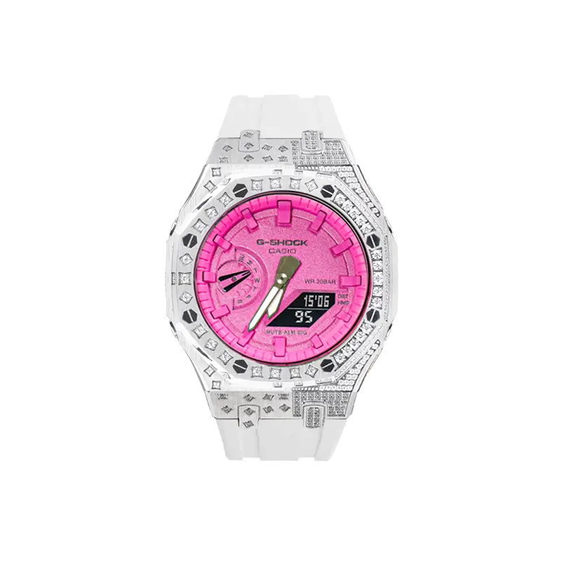 CASIO Часы Unisex с кварцевым механизмом Retrofit Series, ремешок из фторэластомера, розовый циферблат
CASIO Часы Unisex с кварцевым механизмом Retrofit Series, ремешок из фторэластомера, розовый циферблат