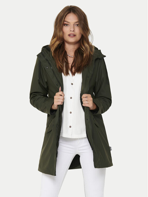 Дождевик стандартного кроя Only, зеленый
Дождевик стандартного кроя Only, зеленый