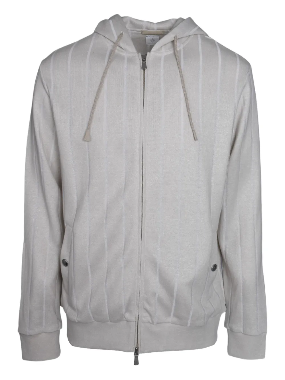 Худи на молнии в полоску Eleventy, нейтральный
Худи на молнии в полоску Eleventy, нейтральный