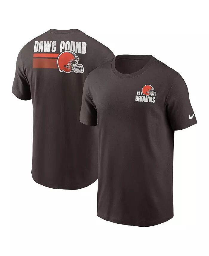 Мужская коричневая футболка Cleveland Browns Blitz Essential Nike
Мужская коричневая футболка Cleveland Browns Blitz Essential Nike