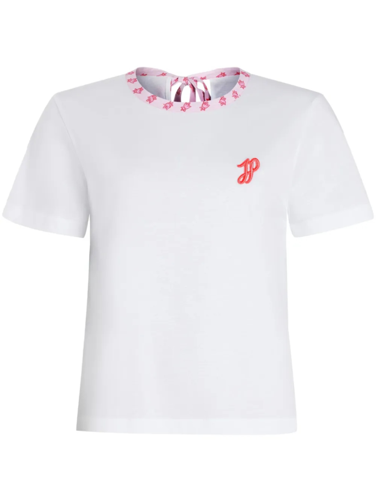 Футболка из органического хлопка с контрастным воротником Patou, белый
Футболка из органического хлопка с контрастным воротником Patou, белый