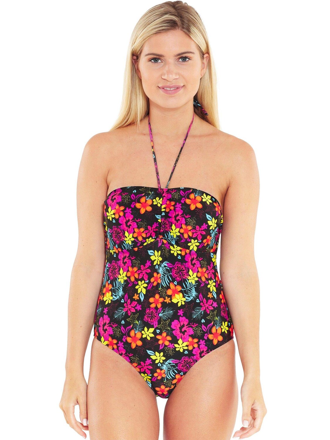 Купальник-бандо с цветочным принтом Scuba, черный
Купальник-бандо с цветочным принтом Scuba, черный