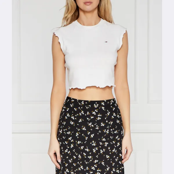 Укороченный топ Tommy Hilfiger, белый
Укороченный топ Tommy Hilfiger, белый