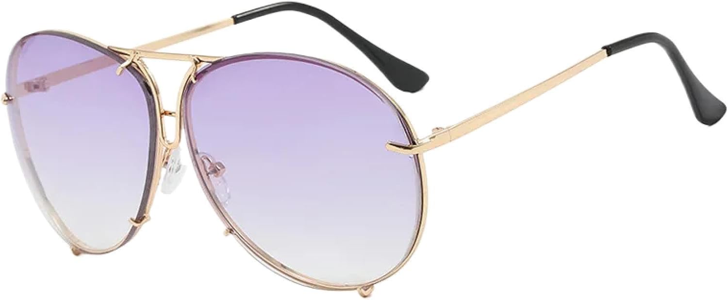 Солнцезащитные очки с защитой от УФ-излучения UV400 | Большие градиентные линзы для женщин и мужчин | Яркие цветные линзы для занятий спортом на открытом воздухе и вождения DSVIGF, 265-c9
Солнцезащитные очки с защитой от УФ-излучения UV400 | Большие градиентные линзы для женщин и мужчин | Яркие цветные линзы для занятий спортом на открытом воздухе и вождения DSVIGF, 265-c9