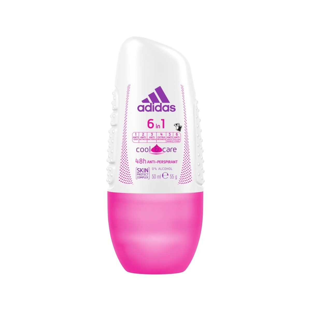 Adidas, 6in1 Cool & Care, Шариковый дезодорант, 50 мл
Adidas, 6in1 Cool & Care, Шариковый дезодорант, 50 мл