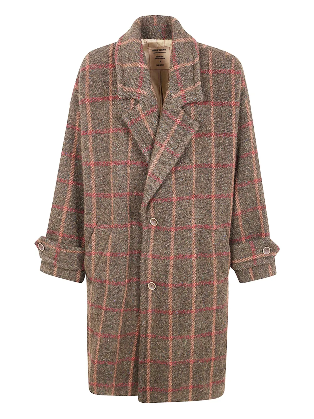 Клетчатое шерстяное пальто Uma Wang, коричневый
Клетчатое шерстяное пальто Uma Wang, коричневый