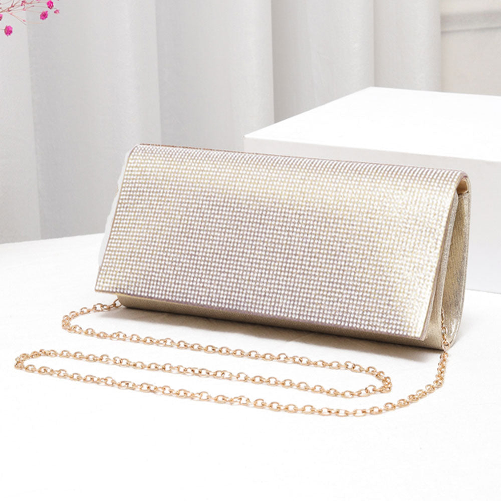Блестящий вечерний клатч-кроссбоди FASHNZFAB
Блестящий вечерний клатч-кроссбоди FASHNZFAB