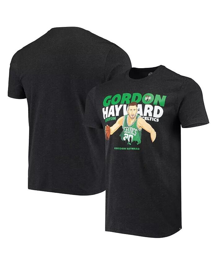 Мужская черная футболка с рисунком Gordon Hayward Heathered Boston Celtics Player '47 Brand
Мужская черная футболка с рисунком Gordon Hayward Heathered Boston Celtics Player '47 Brand