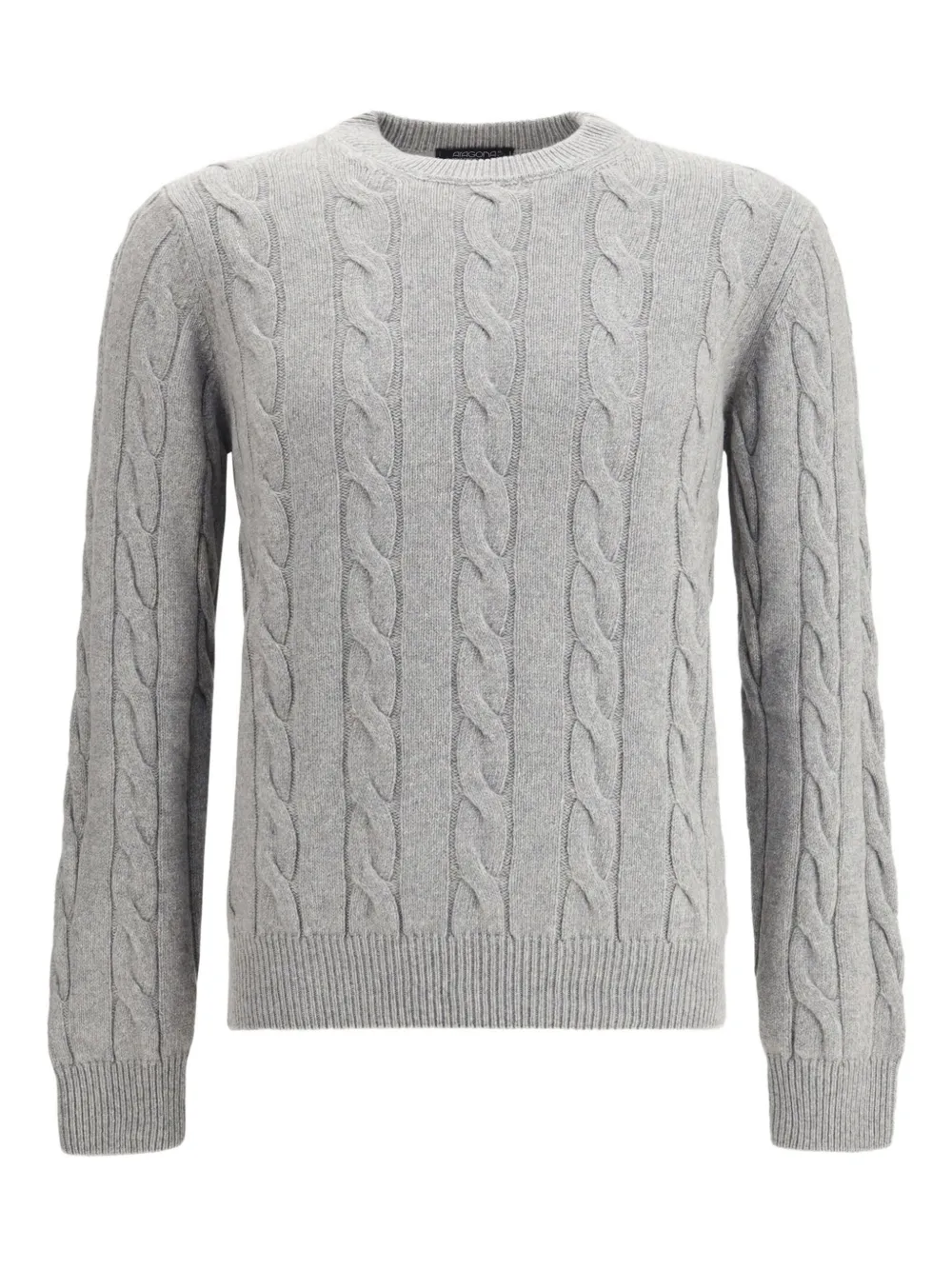 Женский свитер с круглым вырезом и косичкой Aragona, серый
Женский свитер с круглым вырезом и косичкой Aragona, серый