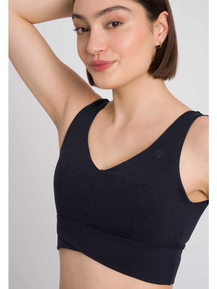 Спортивный бюстгальтер OCEANSAPART, черный
Спортивный бюстгальтер OCEANSAPART, черный