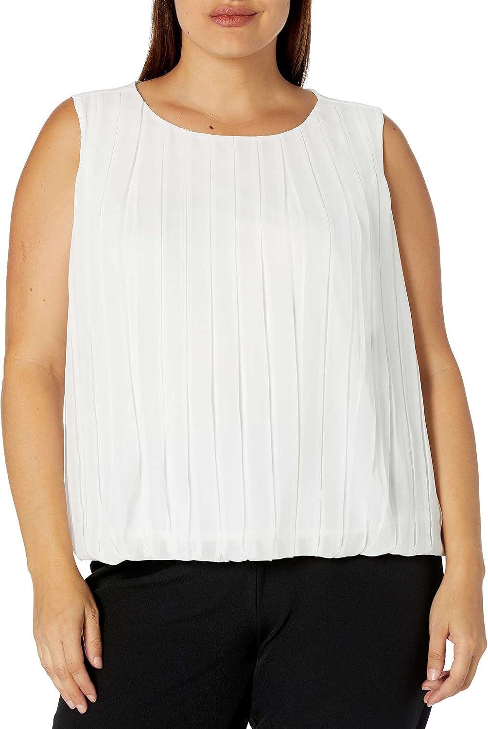 Женская блузка без рукавов Calvin Klein с высоким воротом, White
Женская блузка без рукавов Calvin Klein с высоким воротом, White