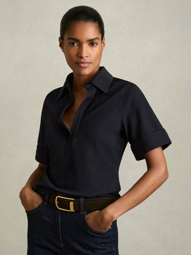 Рубашка поло с коротким рукавом astrid Reiss, темно-синий
Рубашка поло с коротким рукавом astrid Reiss, темно-синий