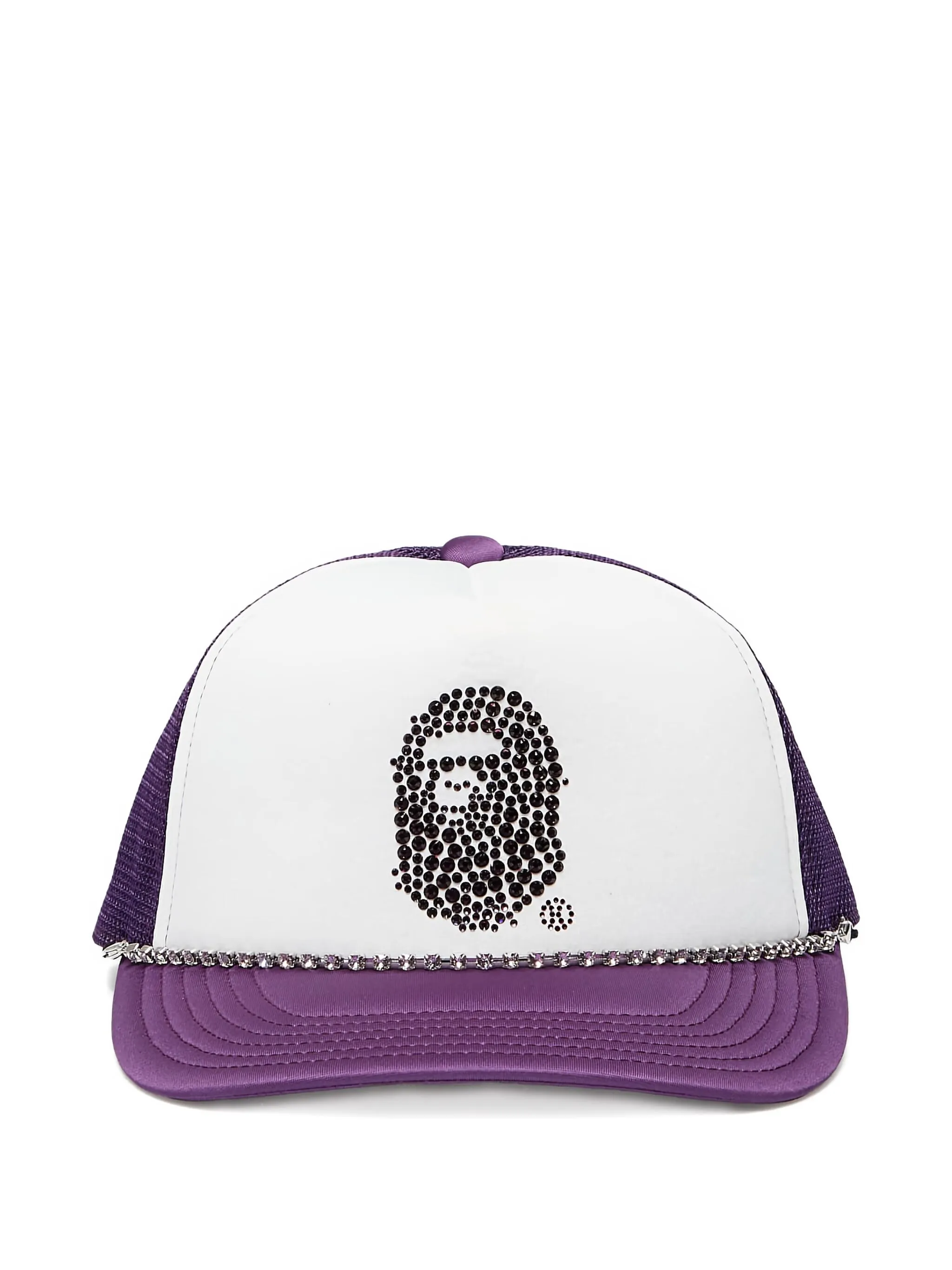 Сетчатая кепка со стразами из коллаборации с Swarovski A Bathing Ape, фиолетовый
Сетчатая кепка со стразами из коллаборации с Swarovski A Bathing Ape, фиолетовый