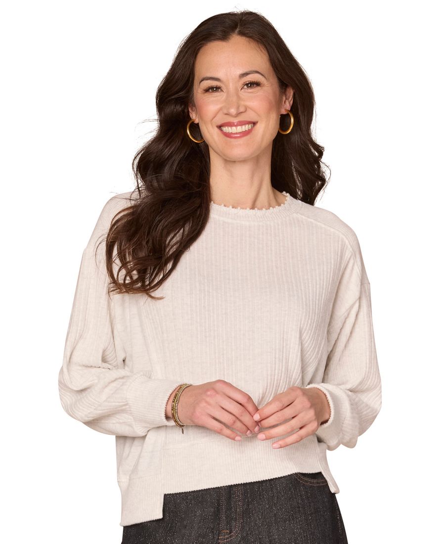 Укороченный топ с длинными рукавами, выполненный из комбинированных материалов, с вырезом-лодочкой Democracy, Heather Off White
Укороченный топ с длинными рукавами, выполненный из комбинированных материалов, с вырезом-лодочкой Democracy, Heather Off White