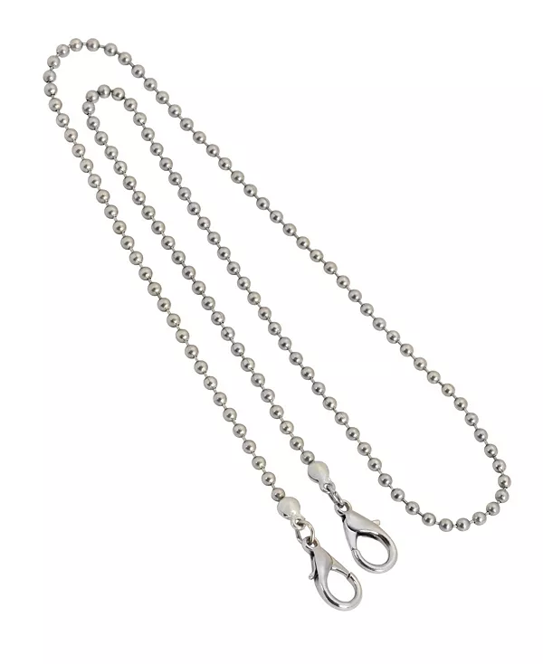 Держатель для маски с шариковой цепочкой из нержавеющей стали 2028, gray
Держатель для маски с шариковой цепочкой из нержавеющей стали 2028, gray