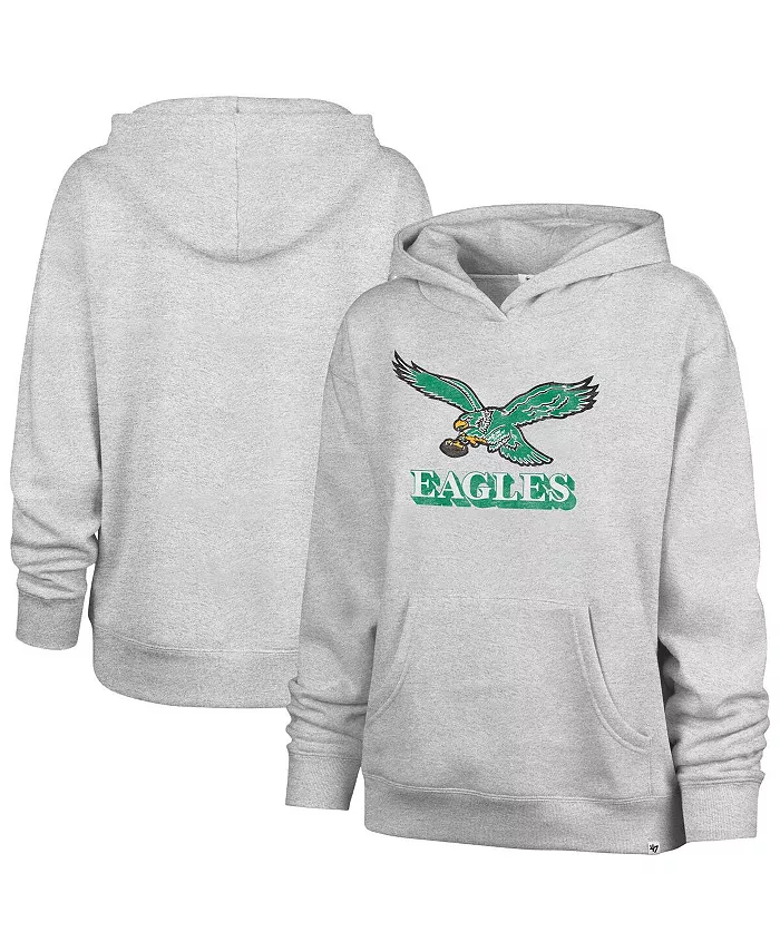Женская серая толстовка с капюшоном Philadelphia Eagles с эффектом потертости и принтом Naomi '47 Brand
Женская серая толстовка с капюшоном Philadelphia Eagles с эффектом потертости и принтом Naomi '47 Brand