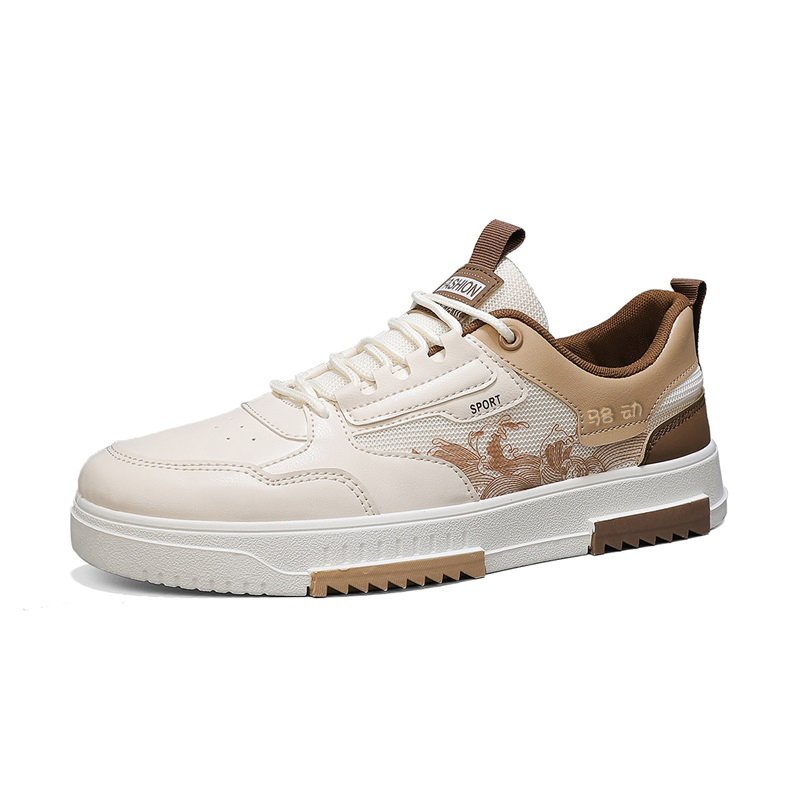 Locke Амортизирующие нескользящие водонепроницаемые дышащие мужские низкие кроссовки для бега и повседневной носки бело-коричневые, цвет White Brown
Locke Амортизирующие нескользящие водонепроницаемые дышащие мужские низкие кроссовки для бега и повседневной носки бело-коричневые, цвет White Brown