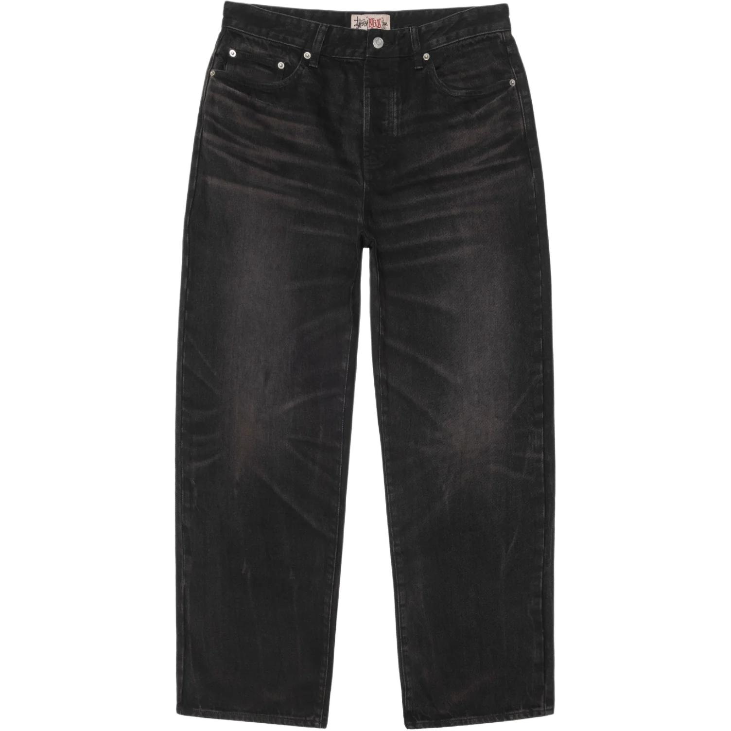 Большие винтажные джинсы с эффектом поношенности Stussy, черные
Большие винтажные джинсы с эффектом поношенности Stussy, черные