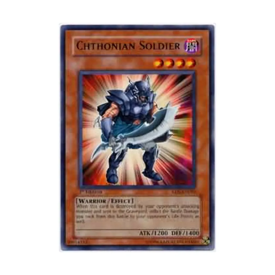 CCG Хтонийский солдат (Редкий), Yu-Gi-Oh - Elemental Energy - Singles
CCG Хтонийский солдат (Редкий), Yu-Gi-Oh - Elemental Energy - Singles