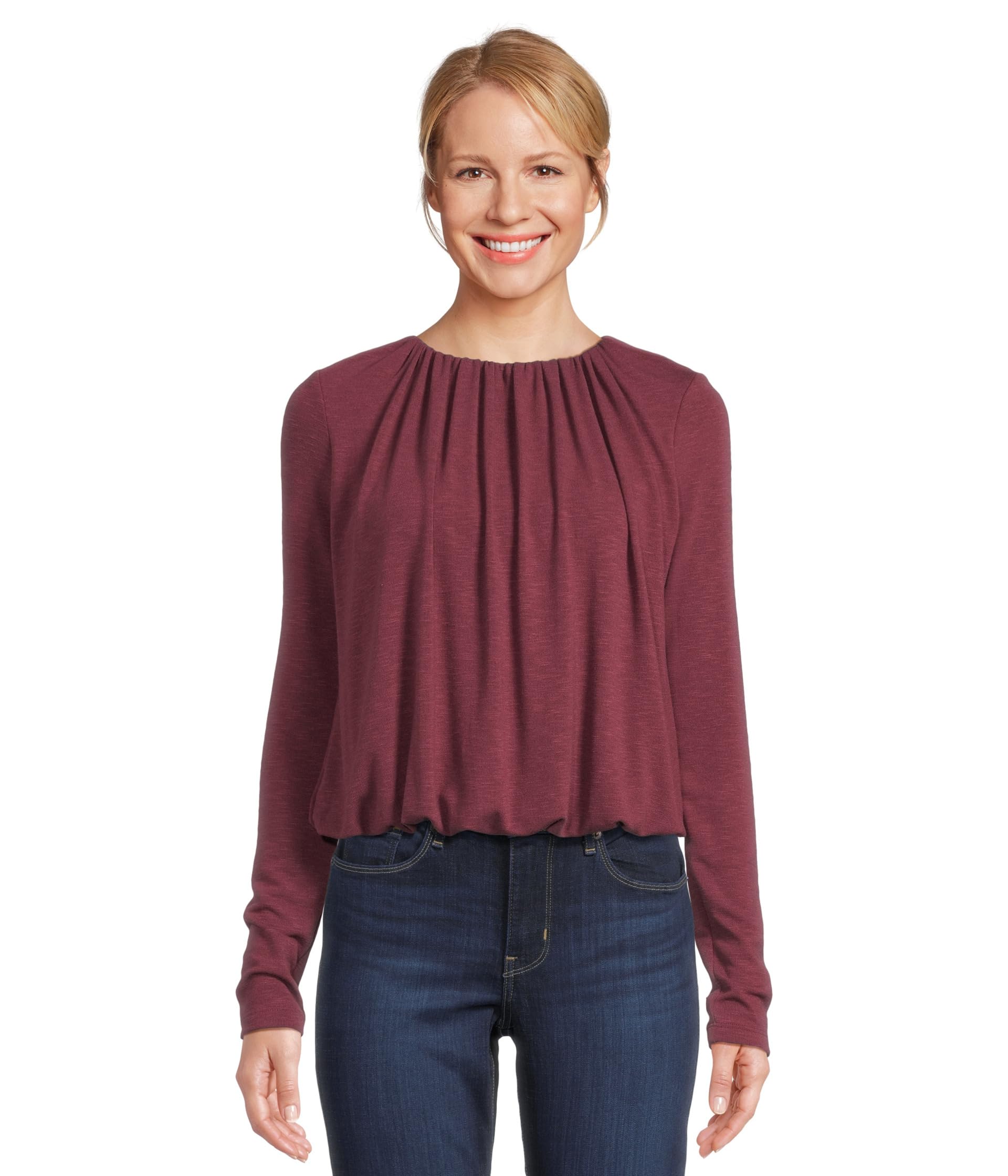 Топ Michael Stars Sona Long Sleeve Bubble Top, Beetroot
Топ Michael Stars Sona Long Sleeve Bubble Top, Beetroot