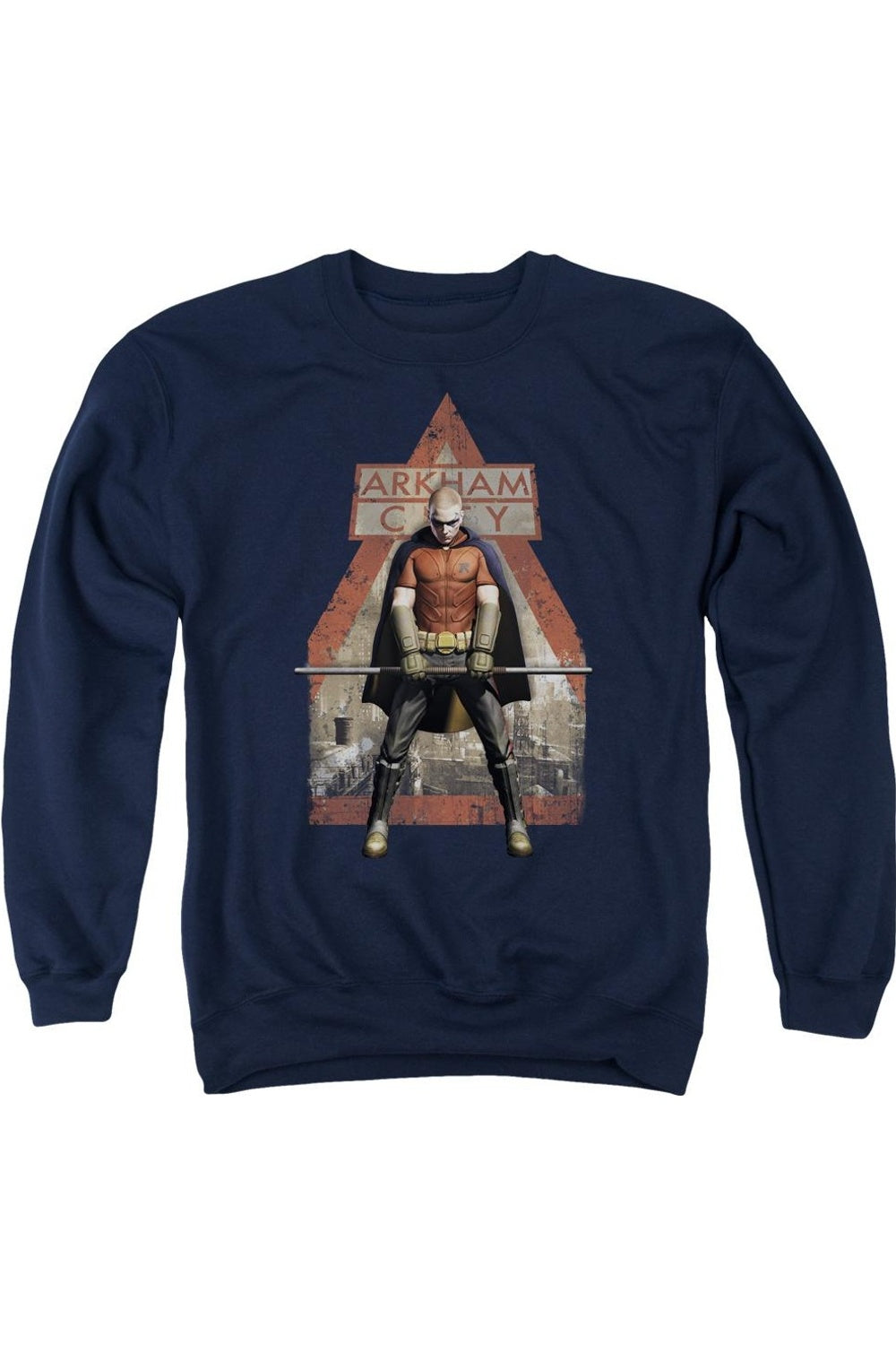 Толстовка Batman Arkham City Arkham Robin для взрослых с круглым вырезом Gildan, темно-синий
Толстовка Batman Arkham City Arkham Robin для взрослых с круглым вырезом Gildan, темно-синий