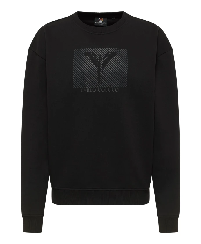 Объемная толстовка Carlo Colucci, черный
Объемная толстовка Carlo Colucci, черный