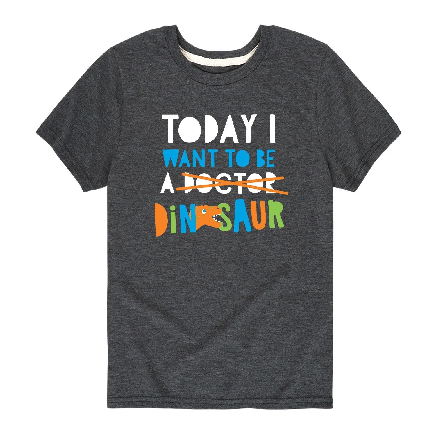 Футболка с рисунком «Я хочу быть динозавром» для мальчиков 8–20 лет Licensed Character, серый
Футболка с рисунком «Я хочу быть динозавром» для мальчиков 8–20 лет Licensed Character, серый