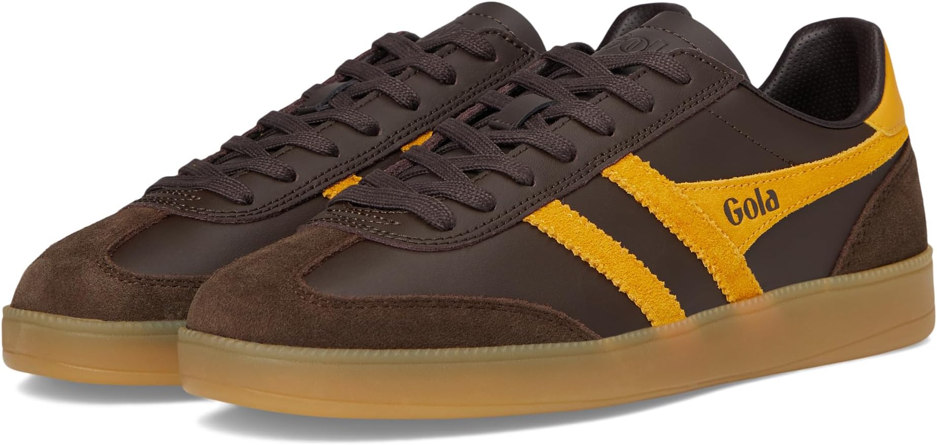 Кроссовки Gola Men's Viper Leather, Dark Brown/Sun/Gum
Кроссовки Gola Men's Viper Leather, Dark Brown/Sun/Gum