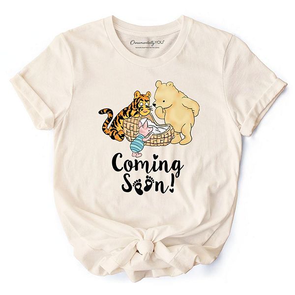 Футболка для беременных с Винни Пухом и Тигрой, для будущих мам Ornamentallyyou, Natural
Футболка для беременных с Винни Пухом и Тигрой, для будущих мам Ornamentallyyou, Natural