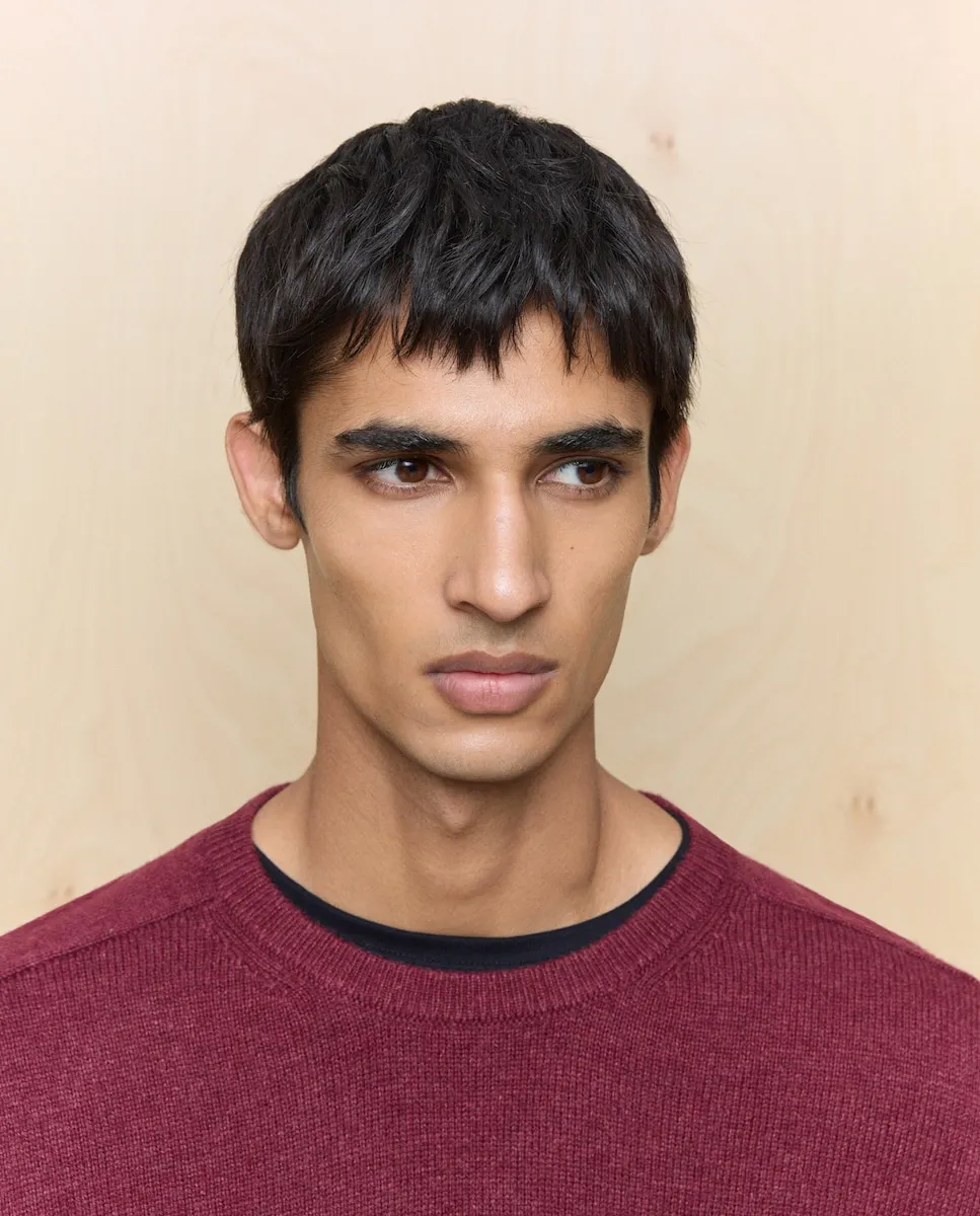 Мужской свитер с круглым вырезом Easy Wear, бордовый
Мужской свитер с круглым вырезом Easy Wear, бордовый