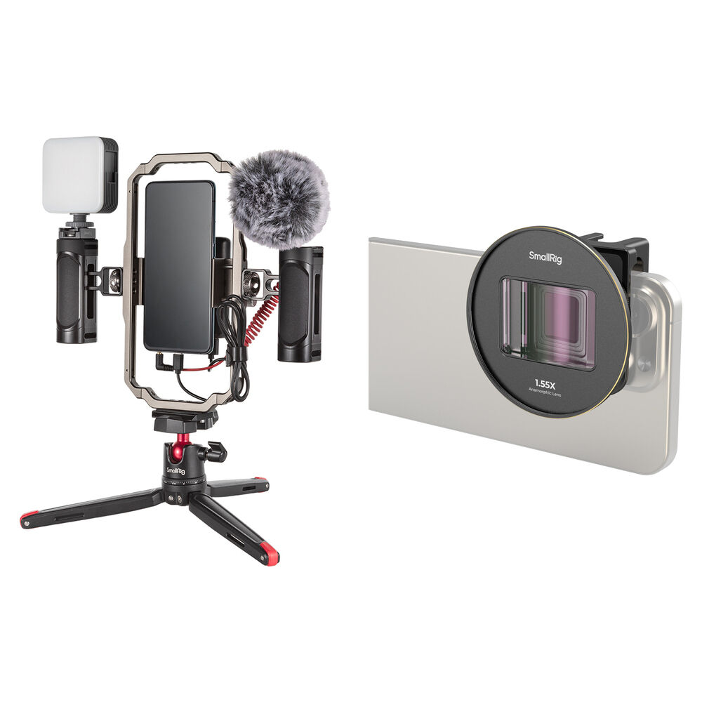 SmallRig All-in-One Smartphone Mobile/Vlogging Video Kit with
SmallRig All-in-One Smartphone Mobile/Vlogging Video Kit with