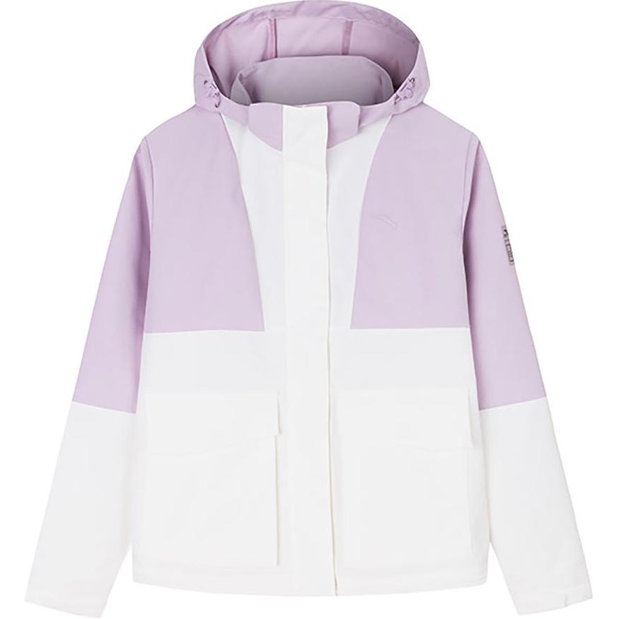 ANTA Куртка женская Papyrus White/Wisteria Purple, Papyrus White/Rattan Flower Purple
ANTA Куртка женская Papyrus White/Wisteria Purple, Papyrus White/Rattan Flower Purple