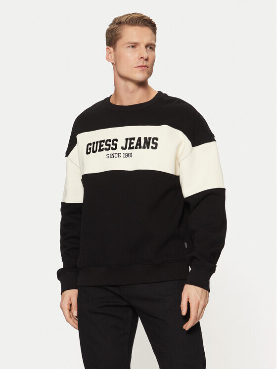 Толстовка классического кроя Guess Jeans, черный
Толстовка классического кроя Guess Jeans, черный