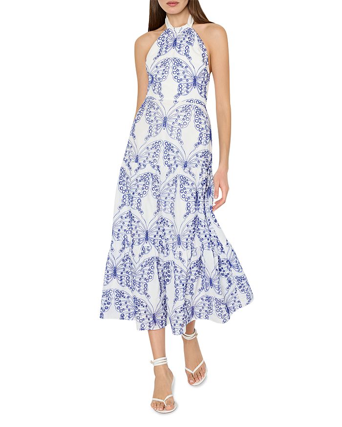 Платье Hayden с вышивкой бабочек и ажурными вставками MILLY, синий
Платье Hayden с вышивкой бабочек и ажурными вставками MILLY, синий