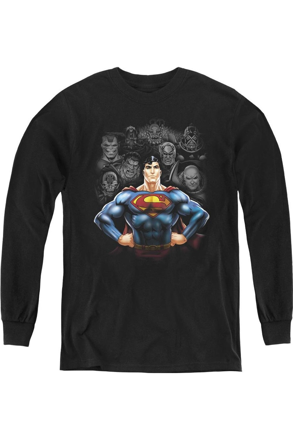 Футболка с длинным рукавом "Супермен: Злодеи" для детей Gildan, черный
Футболка с длинным рукавом "Супермен: Злодеи" для детей Gildan, черный