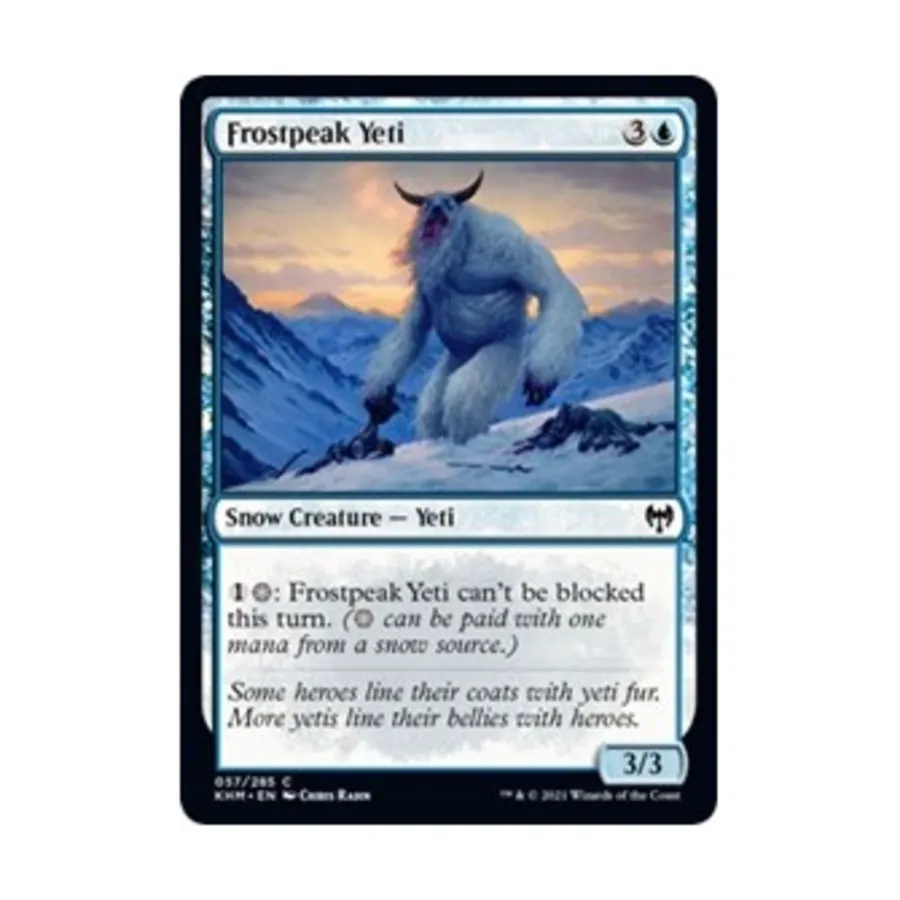 CCG Ледяной Йети (клавиша C), MTG - Kaldheim
CCG Ледяной Йети (клавиша C), MTG - Kaldheim