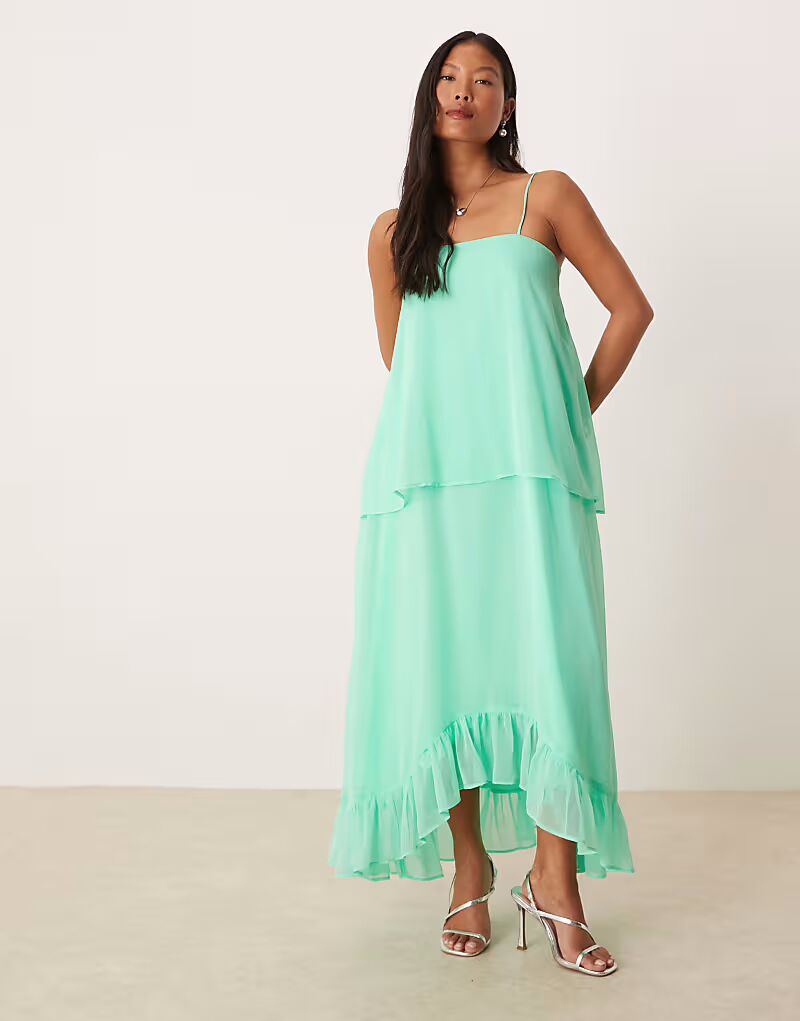 Платье миди ASOS DESIGN Petite с бретельками и оборками ярко-зеленого цвета ASOS Petite
Платье миди ASOS DESIGN Petite с бретельками и оборками ярко-зеленого цвета ASOS Petite
