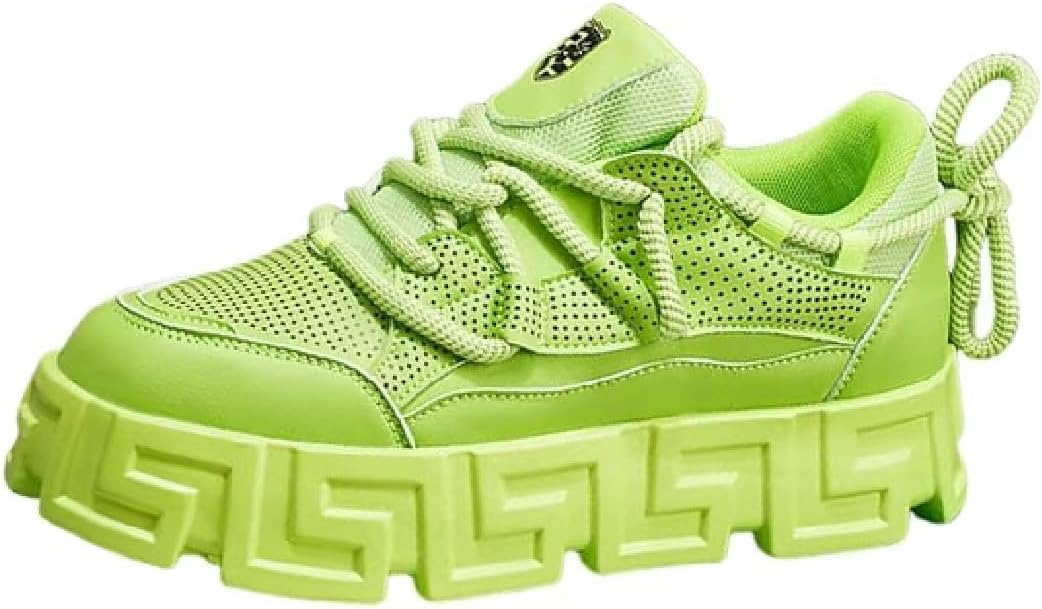 Мужская спортивная обувь, дышащая, однотонный цвет, толстая подошва, увеличение высоты повседневной обуви, беговые кроссовки, спортзаловые кроссовки Lexamen, зеленый
Мужская спортивная обувь, дышащая, однотонный цвет, толстая подошва, увеличение высоты повседневной обуви, беговые кроссовки, спортзаловые кроссовки Lexamen, зеленый