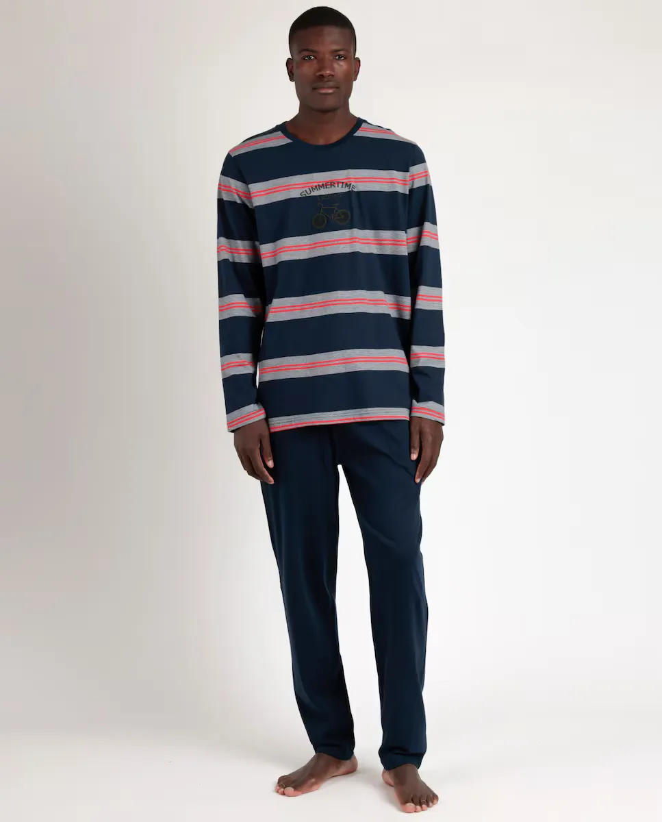 Мужская длинная синяя трикотажная пижама Admas, синий
Мужская длинная синяя трикотажная пижама Admas, синий