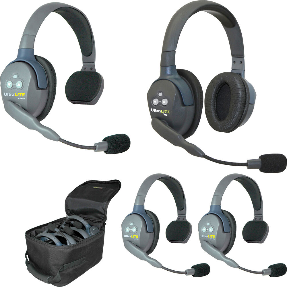 Беспроводной интерком Eartec UltraLITE 4-Person Full-Duplex Wireless Intercom UL431
Беспроводной интерком Eartec UltraLITE 4-Person Full-Duplex Wireless Intercom UL431