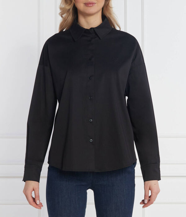 Рубашка женская Guess Jeans свободная хлопковая, черный
Рубашка женская Guess Jeans свободная хлопковая, черный