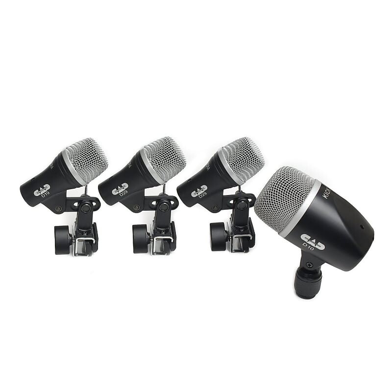 Комплект барабанных микрофонов CAD Stage4 4pc Drum Microphone Pack 
Комплект барабанных микрофонов CAD Stage4 4pc Drum Microphone Pack