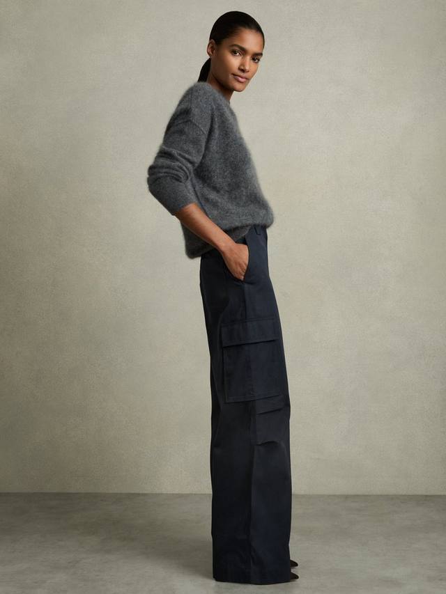 Широкие брюки-карго ava Reiss, темно-синий
Широкие брюки-карго ava Reiss, темно-синий