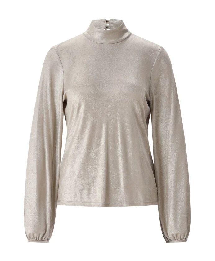 Металлизированный пуловер с высоким воротником Joseph Ribkoff, желтый
Металлизированный пуловер с высоким воротником Joseph Ribkoff, желтый