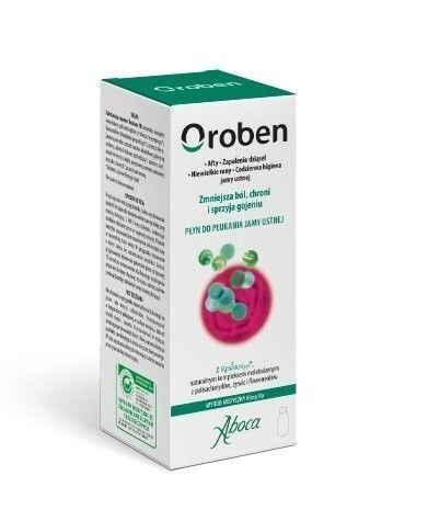 Aboca Oroben Płyn Do Płukania Jamy Ustnej жидкость для полоскания рта, 150 ml
Aboca Oroben Płyn Do Płukania Jamy Ustnej жидкость для полоскания рта, 150 ml