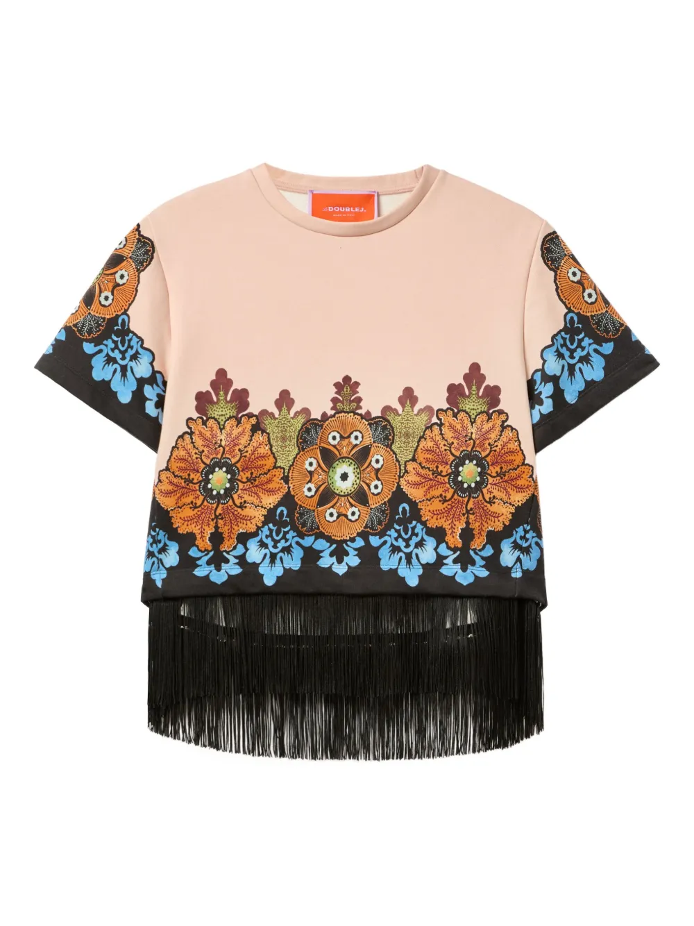 Футболка с цветочным принтом и бахромой La DoubleJ, розовый
Футболка с цветочным принтом и бахромой La DoubleJ, розовый